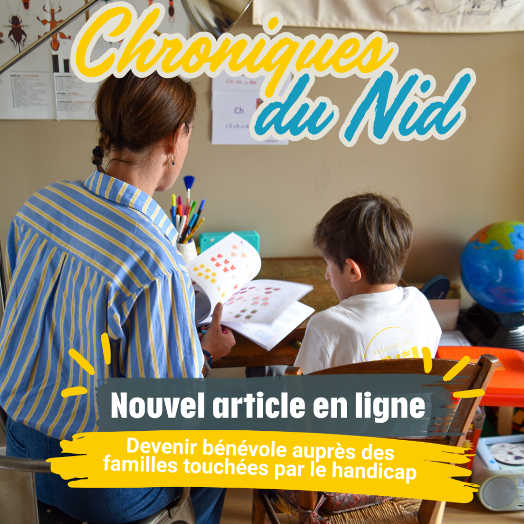 Bénévolat handicap avec Tombée du Nid dans Les Chroniques du Nid